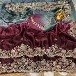 Ds 732 Space Silk Sequence Wedding Wear Saree Collection - Image 7