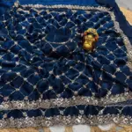 Ds 787 Pure Space Silk Handworked Party Wear Designer Saree Collection - Image 11