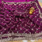 Ds 787 Pure Space Silk Handworked Party Wear Designer Saree Collection - Image 15