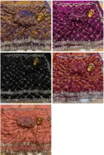 Ds 787 Pure Space Silk Handworked Party Wear Designer Saree Collection - Image 19