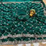 Ds 787 Pure Space Silk Handworked Party Wear Designer Saree Collection - Image 5