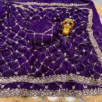 Ds 787 Pure Space Silk Handworked Party Wear Designer Saree Collection - Image 9