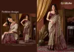 Gobuni Samaira Cluster Digital Printed Saree Collection - Image 5