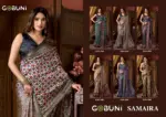 Gobuni Samaira Cluster Digital Printed Saree Collection - Image 8