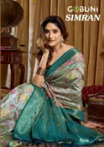 Gobuni Simran Cluster Digital Printed Saree Collection