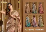 Gobuni Simran Cluster Digital Printed Saree Collection - Image 8