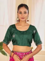 Jalnidhi Ful Patti Georgette with Embroidery Bandhani Saree Collection - Image 19