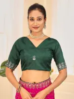 Jalnidhi Ful Patti Georgette with Embroidery Bandhani Saree Collection - Image 22