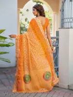 Jalnidhi Saloni Moss Chiffon with Fancy Bandhani Printed Saree Collection - Image 18