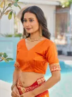 Jalnidhi Swarna Moss Chiffon with Work Saree Collection - Image 12