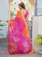Jalnidhi Swarna Moss Chiffon with Work Saree Collection - Image 8