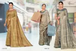 Kaanchi Silk Vol 2 Cationic Padding Unifrom Saree Collection - Image 18