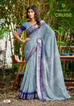 Kashvi Cruise Vol 1 Marshmello Silk Casual Wear Saree Collection - Image 3