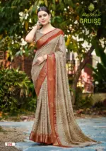Kashvi Cruise Vol 2 Marshmello Silk Casual Wear Saree Collection - Image 3