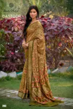 Kashvi Dastoor Vol 2 Viscose Moss Foil Casual Wear Saree Collection - Image 9