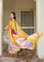 Kashvi Divyani Vol 5 Satin Casual Wear Saree Collection - Image 13