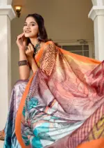 Kashvi Divyani Vol 5 Satin Casual Wear Saree Collection - Image 15