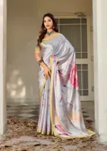 Kashvi Divyani Vol 5 Satin Casual Wear Saree Collection - Image 16