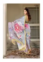 Kashvi Divyani Vol 5 Satin Casual Wear Saree Collection - Image 5