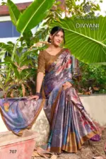 Kashvi Divyani Vol 7 Satin Casual Wear Saree Collection - Image 10