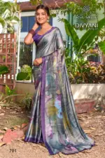 Kashvi Divyani Vol 7 Satin Casual Wear Saree Collection - Image 5