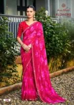 Kashvi Flowers Vol 1 Georgette with Work Saree Collection - Image 10