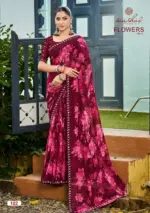 Kashvi Flowers Vol 1 Georgette with Work Saree Collection - Image 5