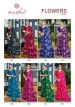 Kashvi Flowers Vol 1 Georgette with Work Saree Collection - Image 7