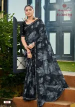 Kashvi Flowers Vol 1 Georgette with Work Saree Collection - Image 8