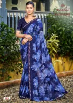 Kashvi Flowers Vol 1 Georgette with Work Saree Collection - Image 9