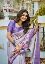 Kashvi Jenny Silk with Aari Work Casual Wear Saree Collection