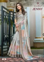 Kashvi Jenny Silk with Aari Work Casual Wear Saree Collection - Image 10