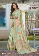 Kashvi Jenny Silk with Aari Work Casual Wear Saree Collection - Image 2