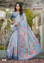 Kashvi Jenny Silk with Aari Work Casual Wear Saree Collection - Image 4