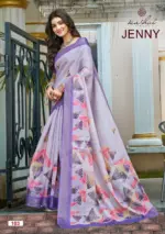 Kashvi Jenny Silk with Aari Work Casual Wear Saree Collection - Image 5
