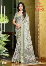 Kashvi Libas Vol 2 Dull Moss Digital Printed Casual Wear Saree Collection - Image 3