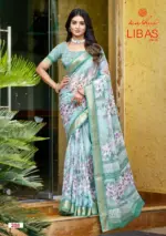 Kashvi Libas Vol 2 Dull Moss Digital Printed Casual Wear Saree Collection - Image 9