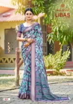 Kashvi Libas Vol 5 Dull Moss Digital Printed Casual Wear Saree Collection - Image 5