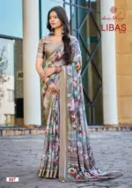 Kashvi Libas Vol 6 Dull Moss Digital Printed Casual Wear Saree Collection - Image 2