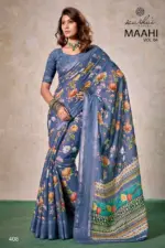 Kashvi Maahi Vol 4 Linen with Sequence Border Saree Collection - Image 10
