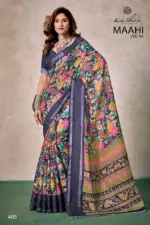 Kashvi Maahi Vol 4 Linen with Sequence Border Saree Collection - Image 2