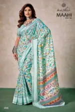 Kashvi Maahi Vol 4 Linen with Sequence Border Saree Collection - Image 3