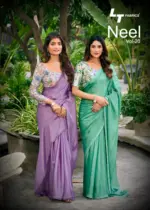Kashvi Neel Vol 20 Satin with Swarovski Work Saree Collection