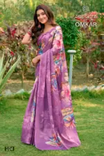 Kashvi Omkar Silk with Foil Work Casual Wear Saree Collection - Image 4