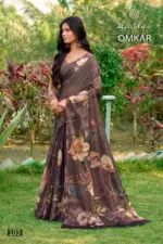 Kashvi Omkar Silk with Foil Work Casual Wear Saree Collection - Image 5