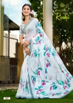 Kashvi Roohi Raga Digital Printed Casual Wear Saree Collection - Image 10
