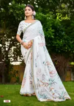 Kashvi Roohi Raga Digital Printed Casual Wear Saree Collection - Image 6