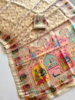 Kc 203 Softy Silk Printed Traditional Wear Saree