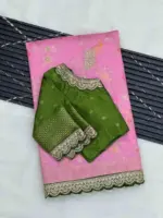 Kc 206 Pure Dola Silk Embroidered Saree Collection - Image 7