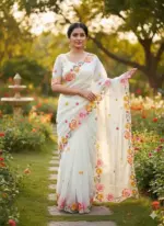 Kc 39 Georgette Sequence Party Wear Saree Collection